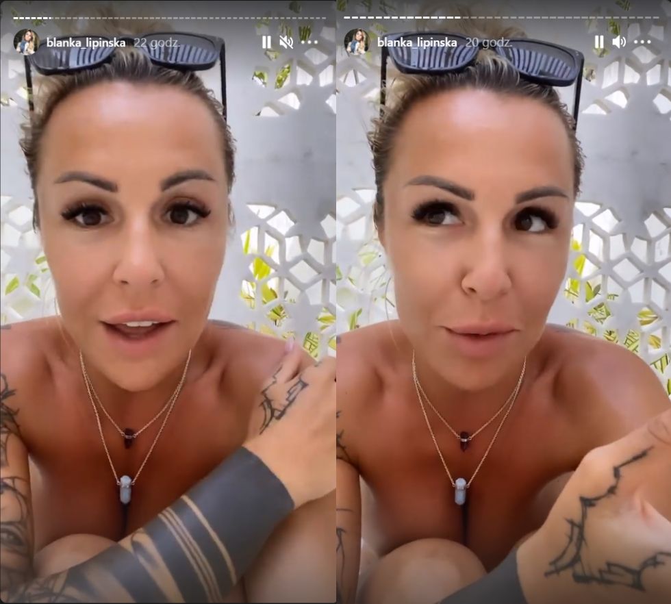 Blanka Lipińska topless opowiada o diecie