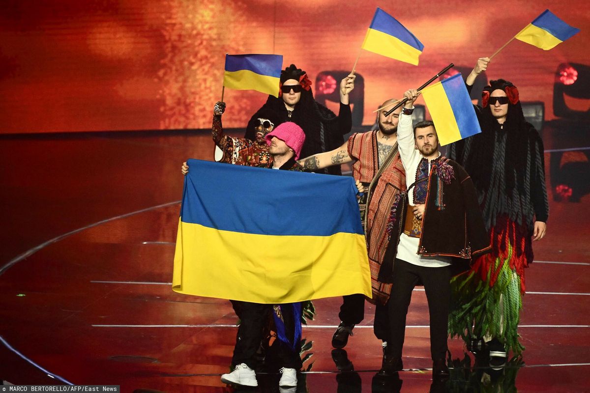 Ukraińscy reprezentanci na Eurowizji z zespołu Kalush Orchestra apelowali o wsparcie dla Mariupola 