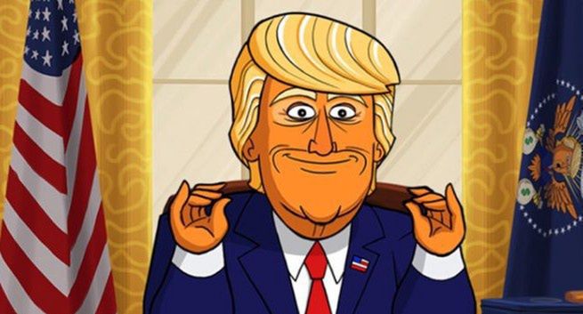 Donald Trump i jego rodzina bohaterami kreskówki