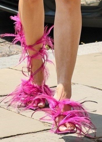 Pierzaste buty Rity Ory