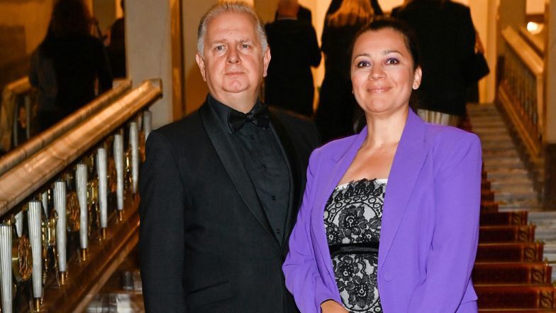 Klaudia Carlos w towarzystwie męża