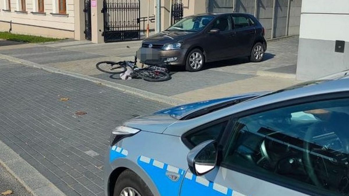 Rowerzystka została potrącona