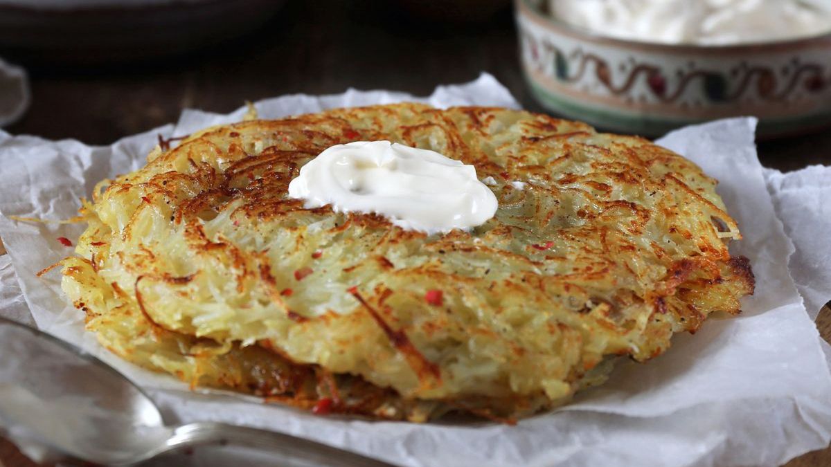 Francuskie placki ziemniaczane są grubsze od polskich