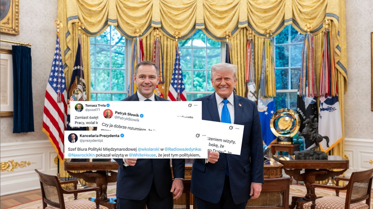 Lawina komentarzy po spotkaniu Nawrockiego z Trumpem