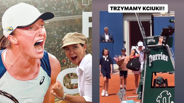 Gwiazdy wspierają Igę Świątek podczas finału Roland Garros