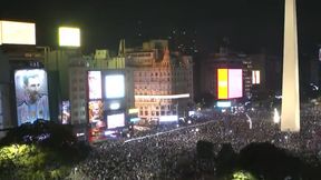 Tłumy na ulicach. Tak świętowano w Argentynie