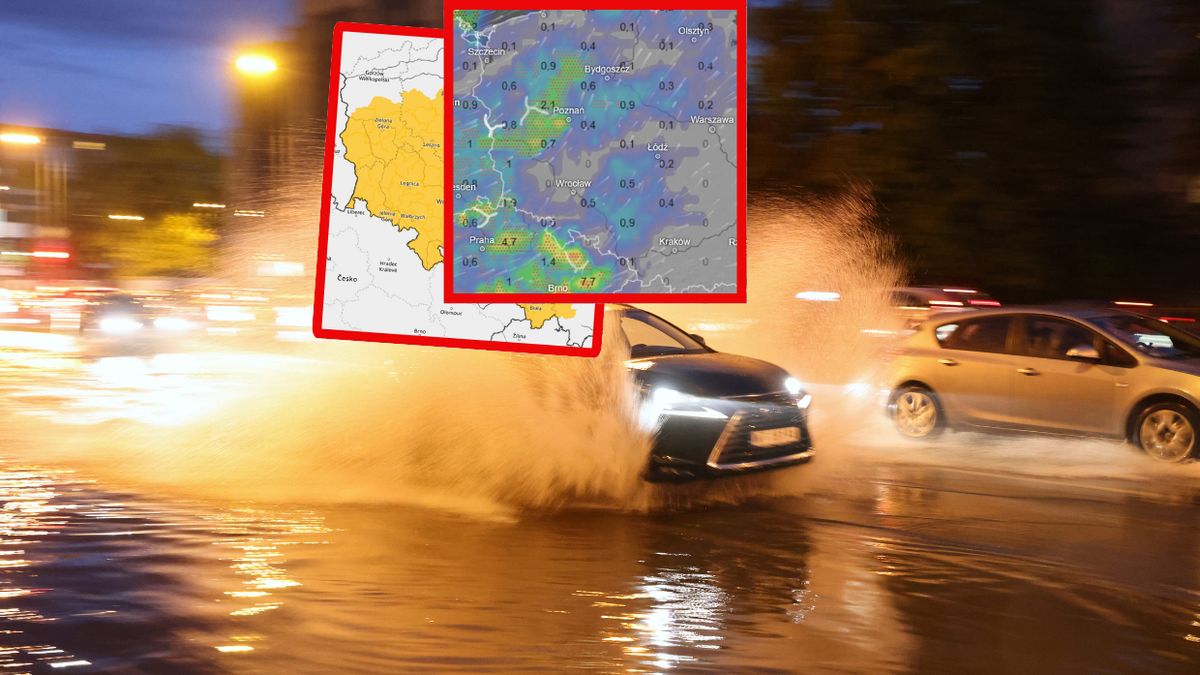 Pogoda. Ulewy docierają do Polski