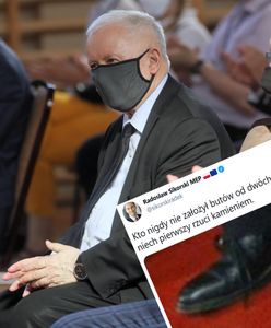 Kaczyński założył dwa różne buty? Burza w sieci