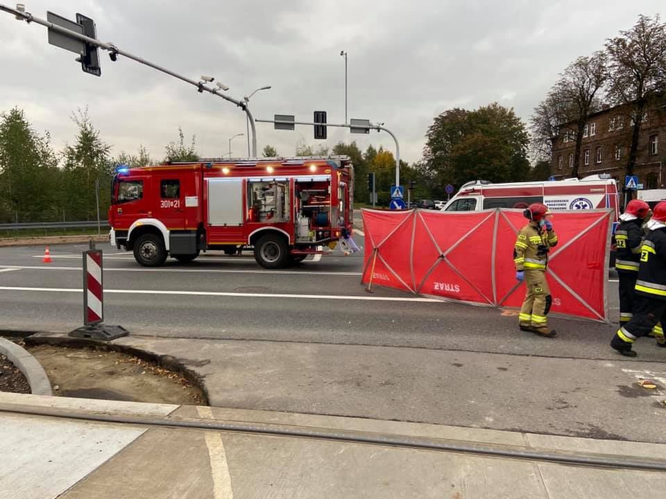 Katowice. Śmiertelny wypadek z udziałem rowerzysty