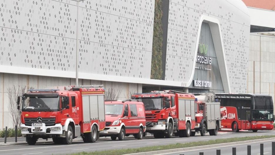 Wypadek w galerii Wroclavia (zdj. ilustracyjne).