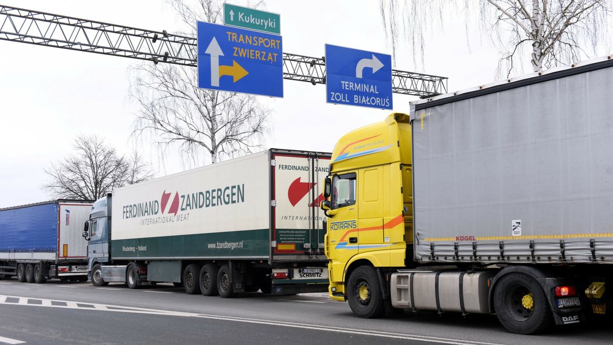 Jest decyzja MSWiA w sprawie rosyjskich i białoruskich ciężarówek 