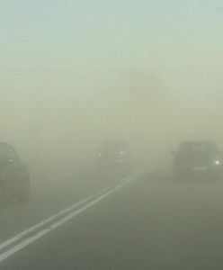 Burze piaskowe w całej Polsce. Uwaga na drogach! Są już wypadki
