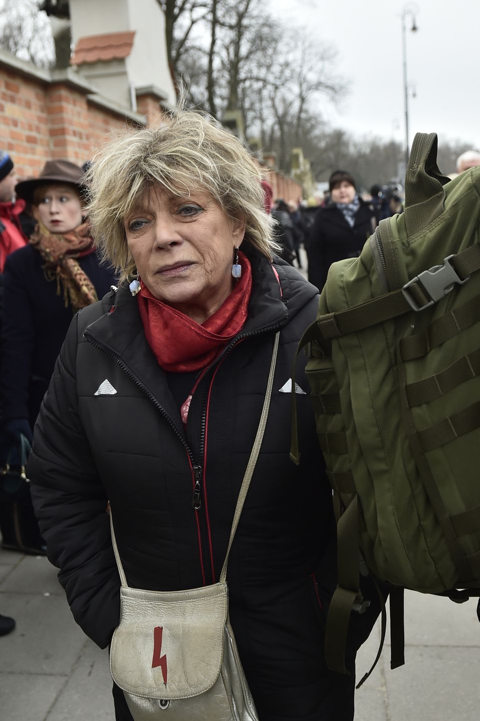 Dorota Stalińska - pogrzeb Emiliana Kamińskiego