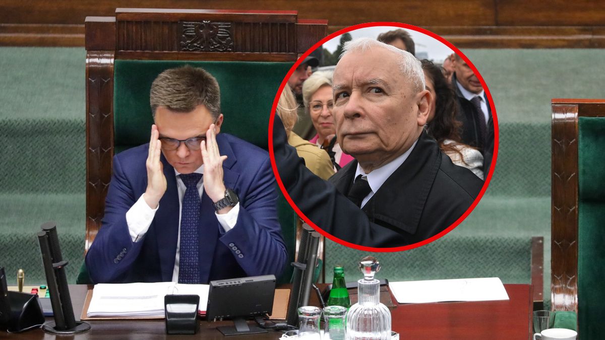Szymon Hołownia i Jarosław Kaczyński