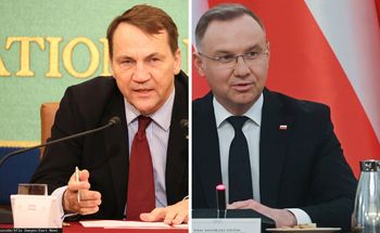 Sikorski ostro o Dudzie. Kpi ze spotkania z Trumpem