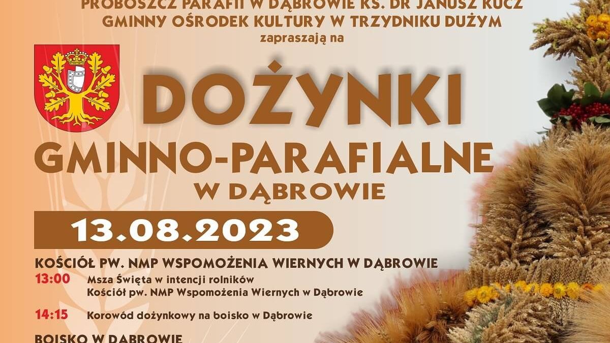 Dożynki gminy Trzydnik Duży w Dąbrowie 2023