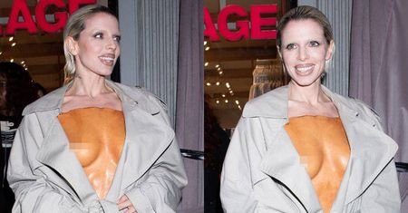 Odziana w "nagą zbroję" była partnerka Kanye'a Westa, Julia Fox, świeci śnieżnobiałymi zębami na evencie. Pozazdrościła obecnej żonie szumu?