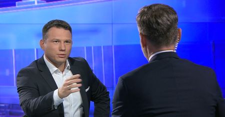 Mentzen oburzony na antenie TVN24. Ostro zwrócił się do Kraśki