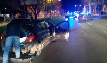 Częstochowa. Dramatyczny nocny pościg. Uciekinier taranował radiowozy, padły strzały