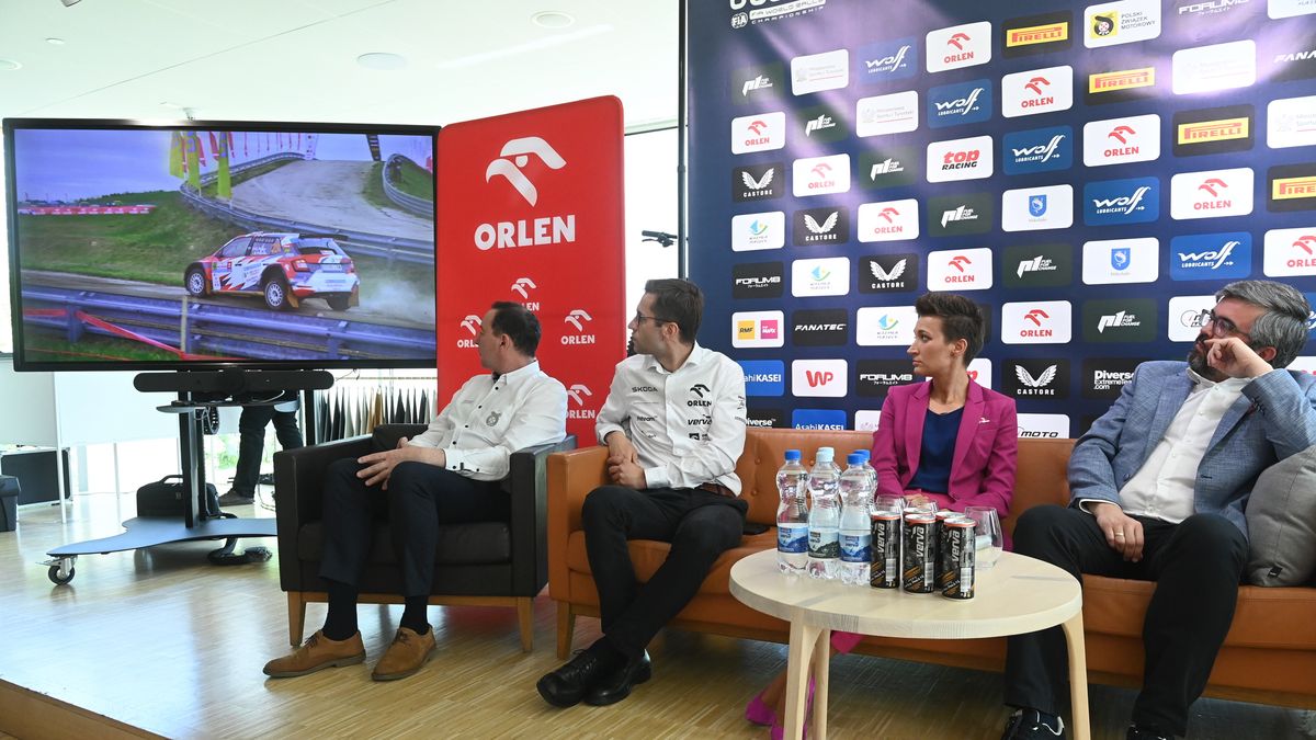 PAP / Piotr Nowak / Na zdjęciu: konferencja poświęcona ORLEN 80. Rajd Polski