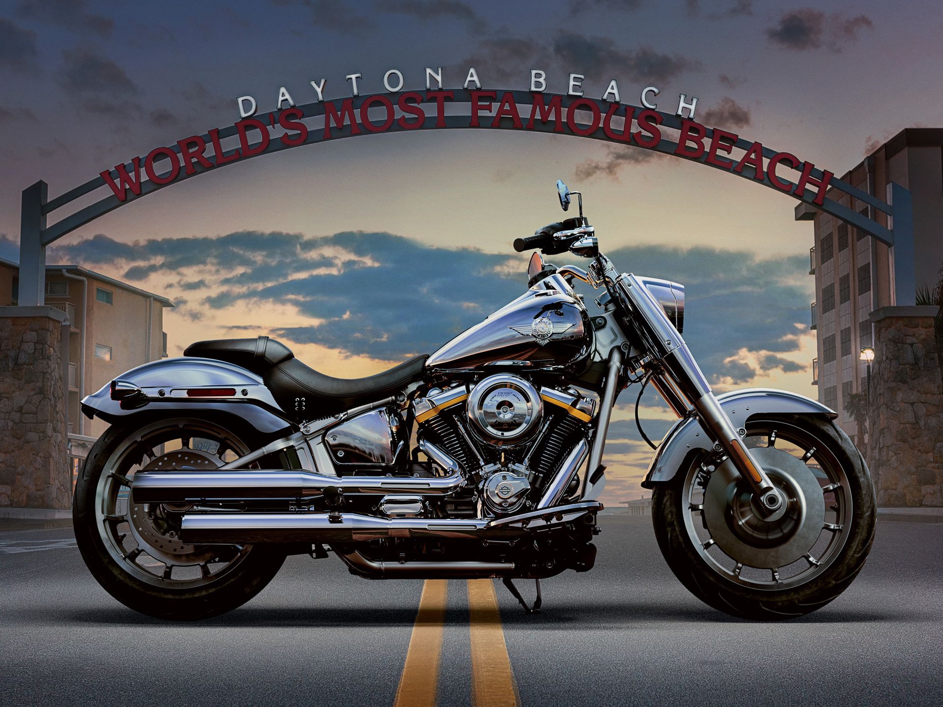 Harley-Davidson Fat Boy Gray Ghost