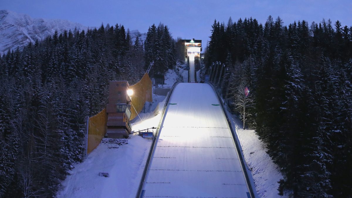 Getty Images / Alexander Hassenstein / Na zdjęciu skocznia mamucia w Bad Mittendorf
