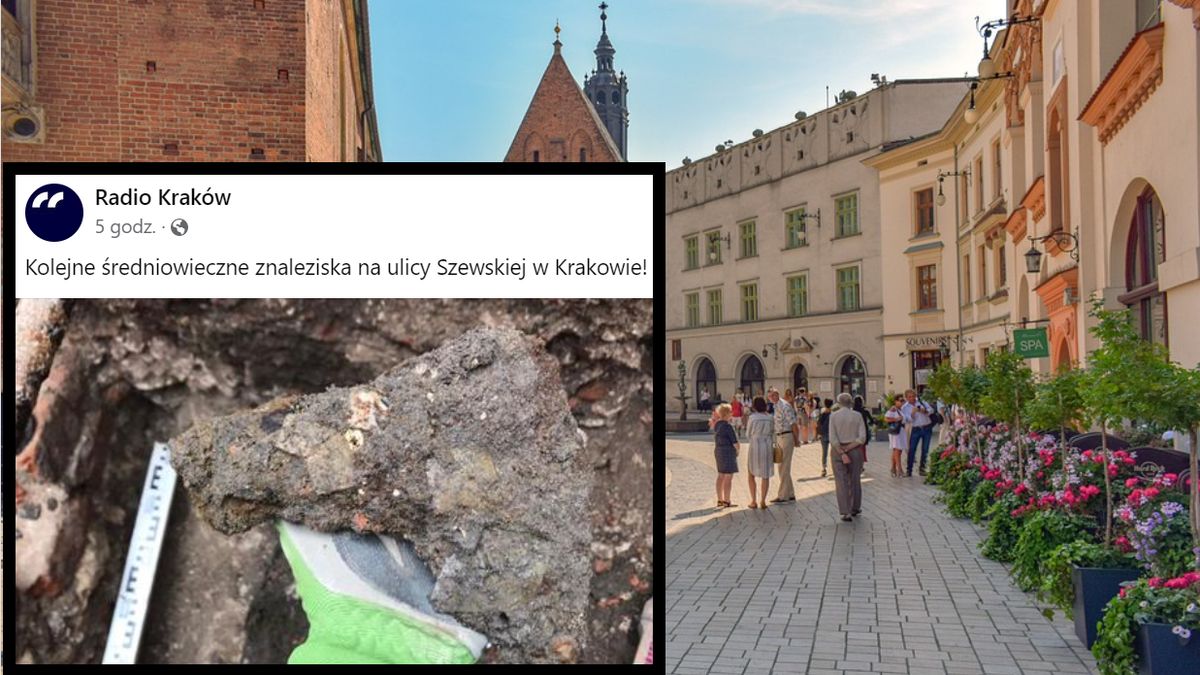 W Krakowie natrafiono na kolejne niezwykłe znalezisko