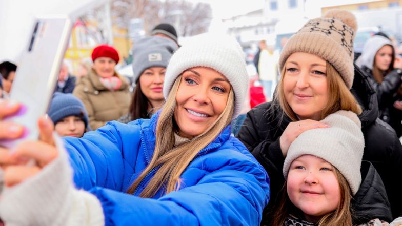 Małgorzata Rozenek w zimowym wydaniu "Dzień Dobry TVN"