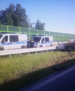 Wypadek na autostradzie A1. Jedna osoba nie żyje, sprawca zbiegł