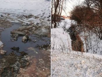 Brunatna ciecz w rowie. Zakłady mięsne ukarane