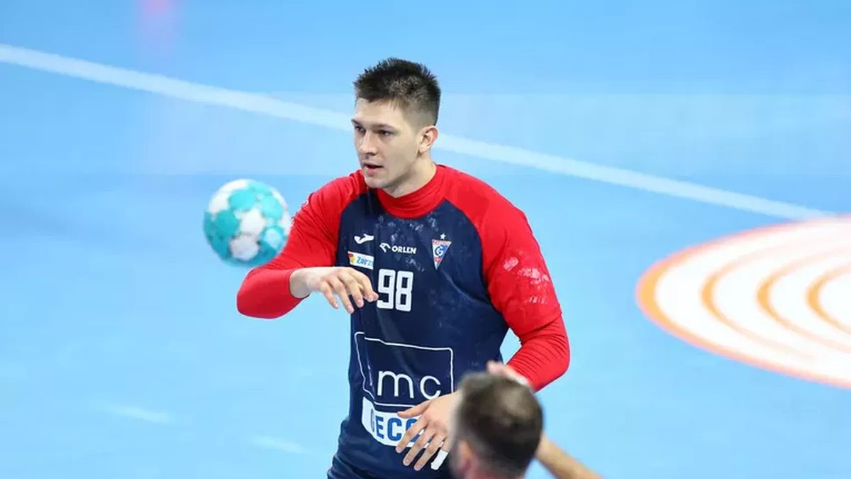 Materiały prasowe / Orlen Superliga / MKS Zagłębie Lubin / Na zdjęciu: Damian Przytuła (Górnik Zabrze)