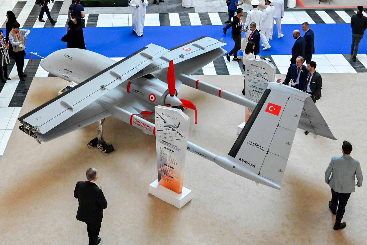 Presentation of the Turkish drone Bayraktar TB3
