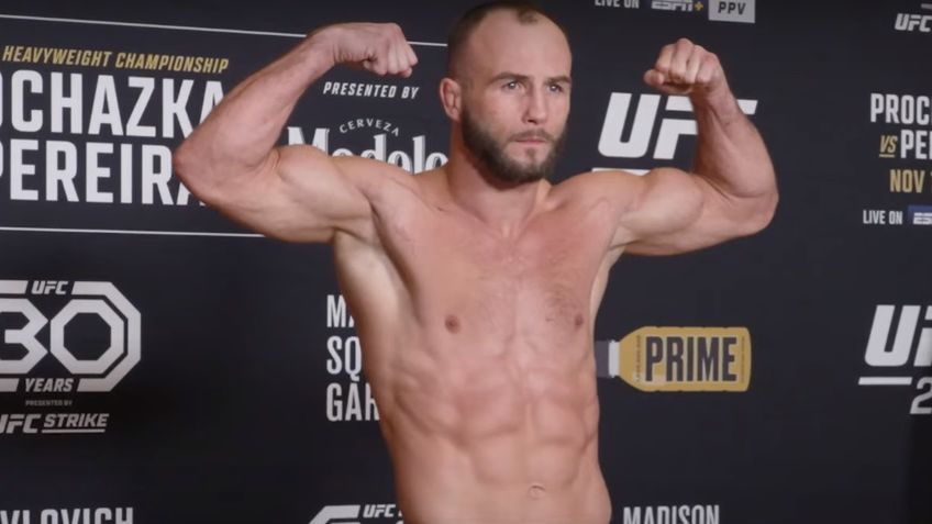 YouTube / Mateusz Rębecki zrobił wagę przed UFC 295 