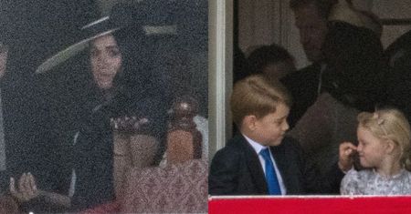 Promienna Meghan Markle gawędzi z arystokracją i BAWI DZIECI podczas platynowego jubileuszu królowej Elżbiety (ZDJĘCIA)