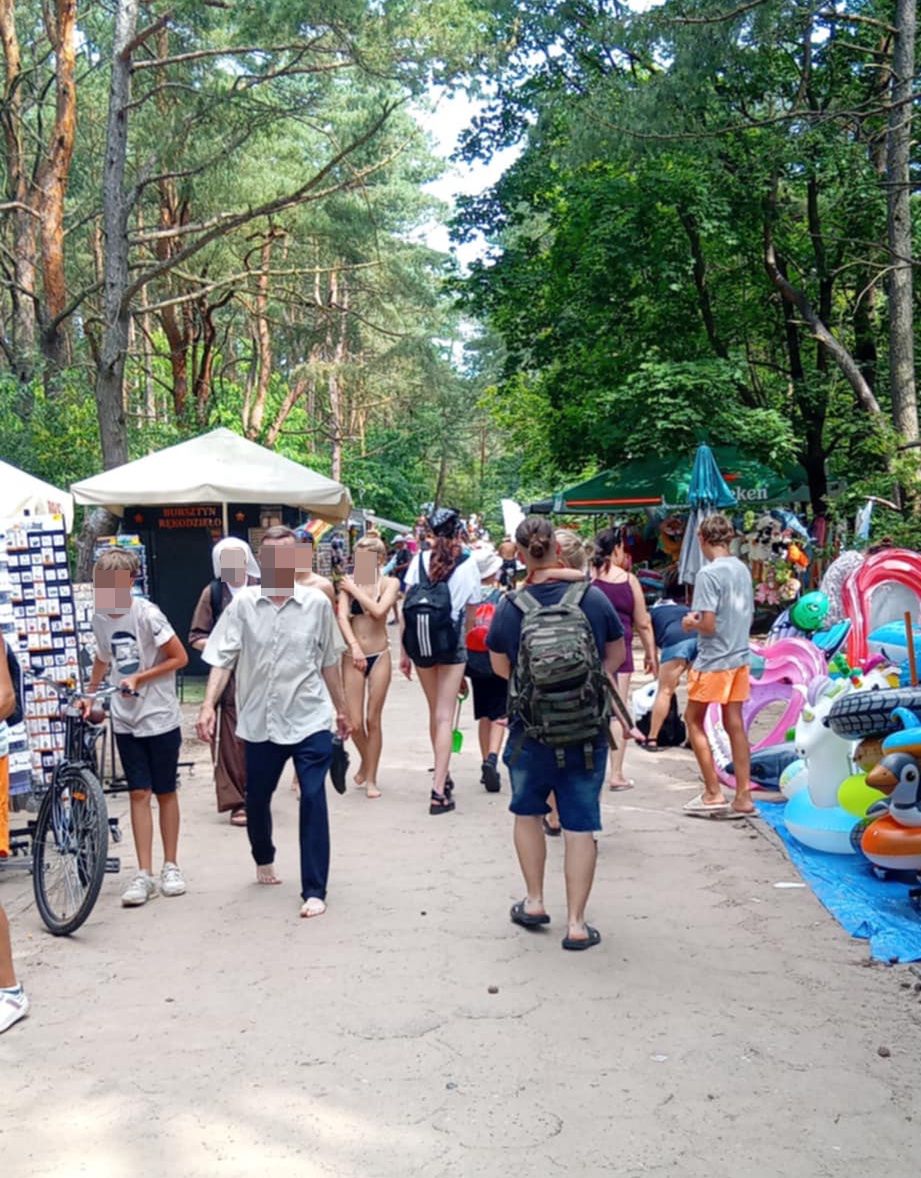 Tłumy ruszyły nad morze