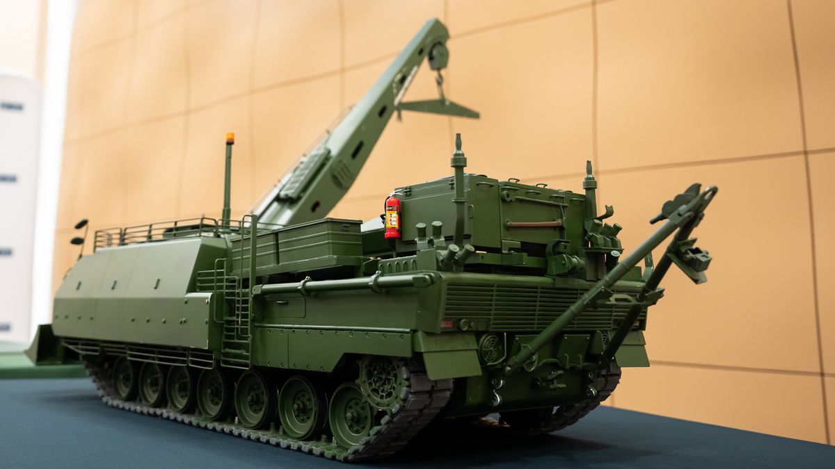 Makieta wozu wsparcia Bergepanzer 3