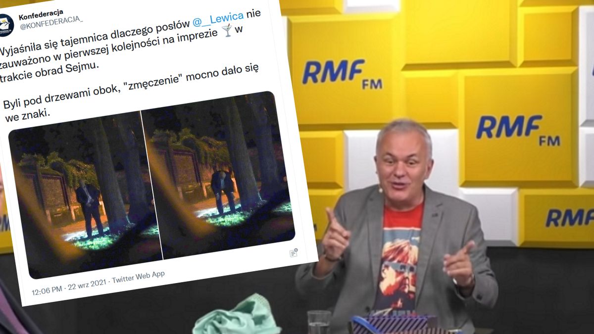 Na urodzinach Roberta Mazurka gościło wielu ważnych polityków.  