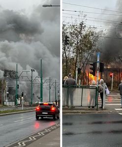 Ogromny pożar w Poznaniu. Kłęby dymu w całej okolicy