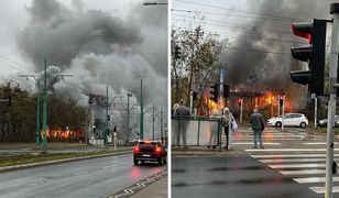 Ogromny pożar w Poznaniu. Kłęby dymu w całej okolicy