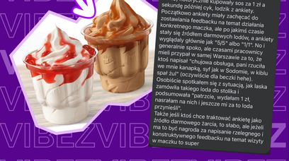 Ankieta McDonald’s: "buractwo" i "polska cebula" powodem wycofania darmowych lodów?