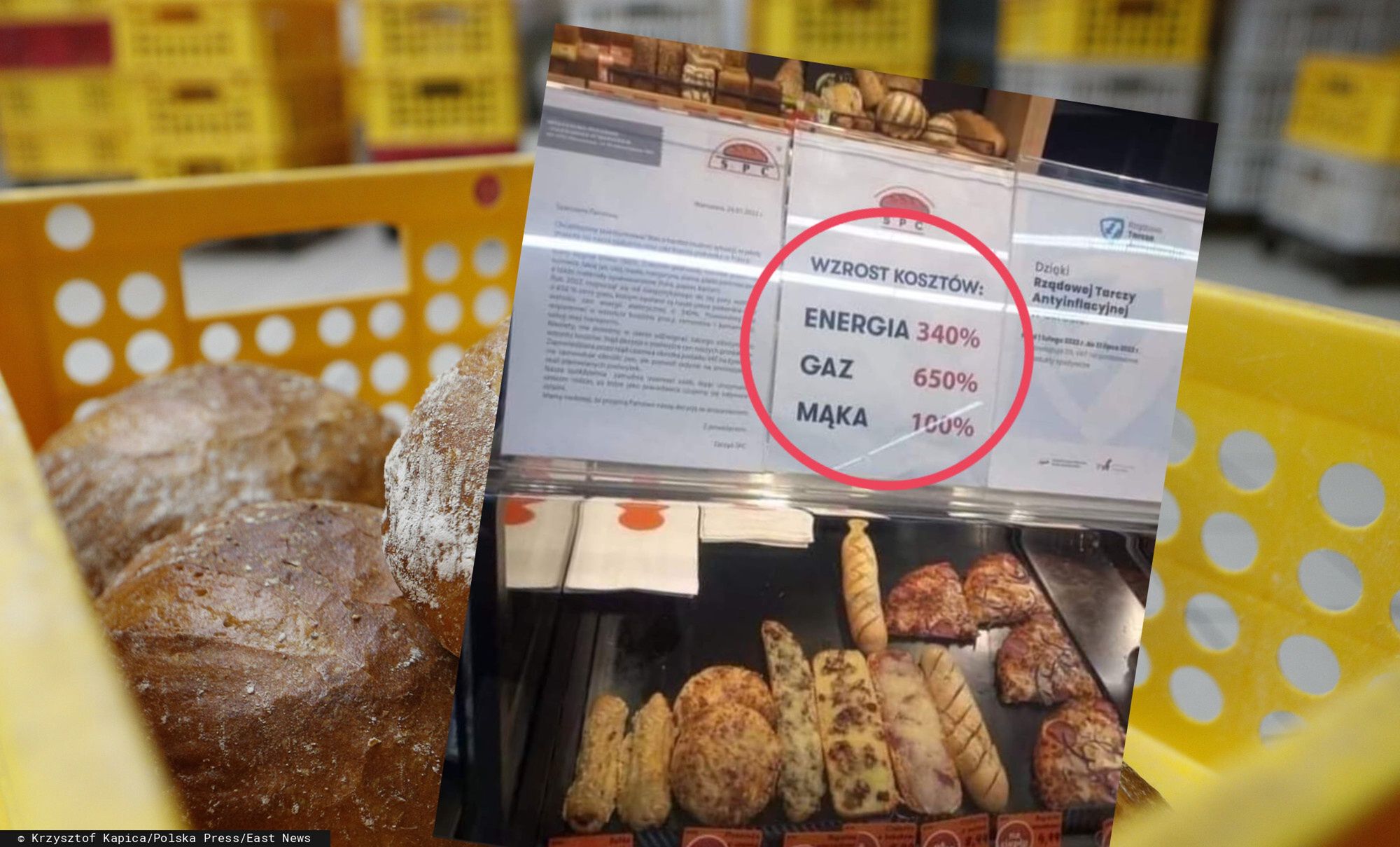 Piekarnia zamieściła informację o podwyżkach