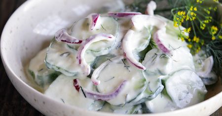Teraz robię tylko mizerię po turecku. Nawet w restauracji nie podają tak smacznej