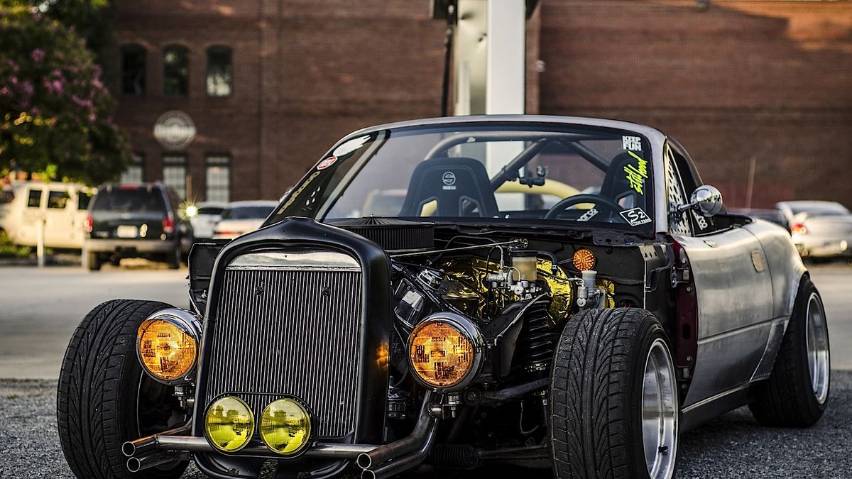 JDM + Hot Rod = Rat Rod Mazda MX5 1