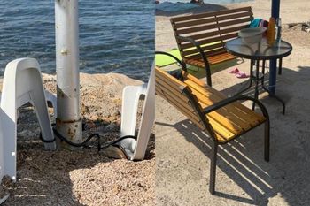 Betonują parasole i przypinają leżaki. Tak "zajmują" plażę w Chorwacji