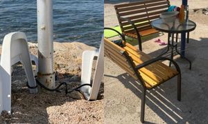 Betonują parasole i przypinają leżaki. Tak "zajmują" plażę w Chorwacji