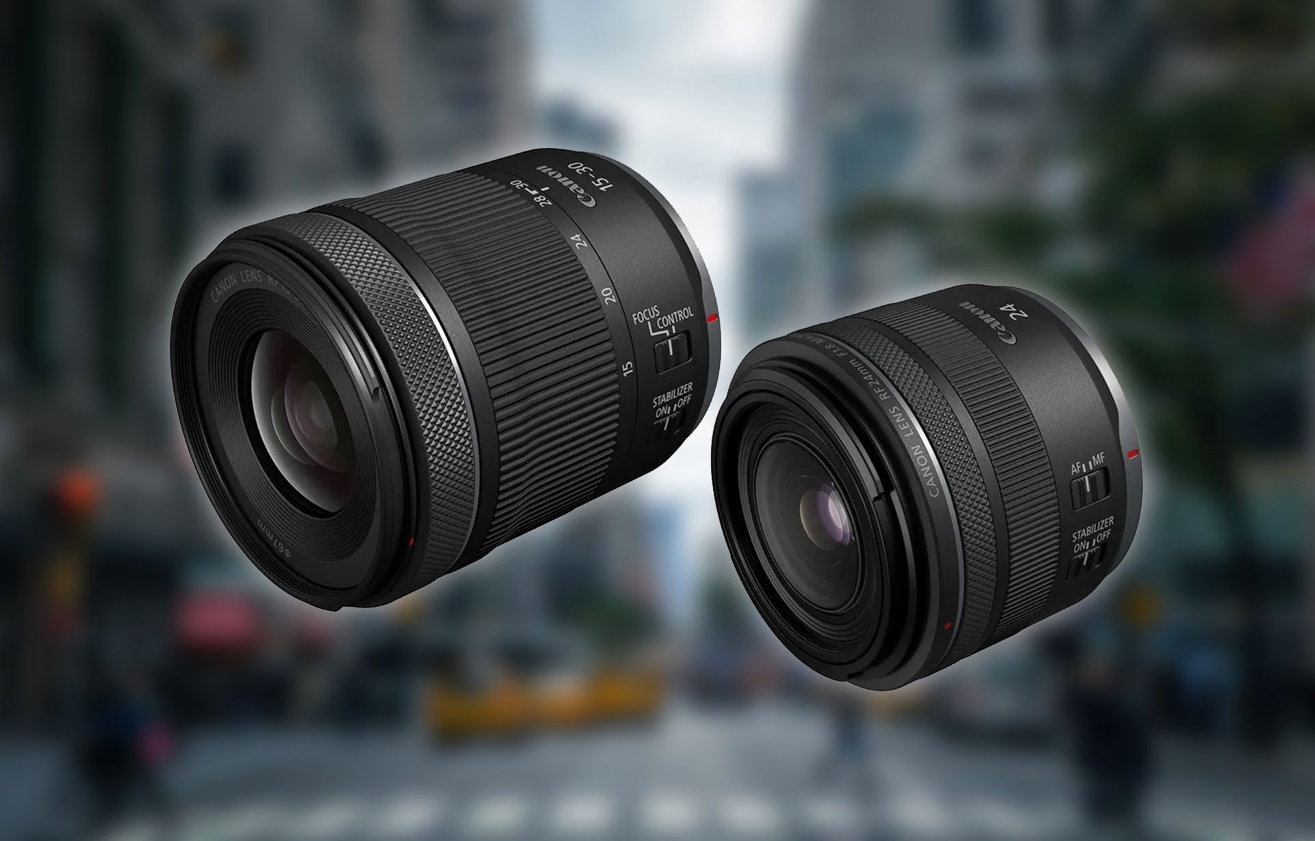 Canon pokazuje 2 nowe obiektywy: RF 24 mm f/1.8 oraz 15-30 f/4.5-6.3 1
