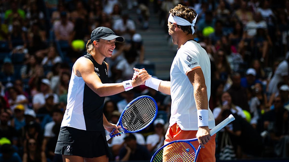 Getty Images / Robert Prange / Na zdjęciu: Iga Świątek i Casper Ruud