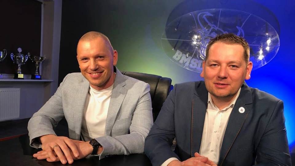 Zdjęcie okładkowe artykułu: Materiały prasowe / BM Slam Stal / Prezesi Paweł Matuszewski (po lewej) i Marcin Napierała