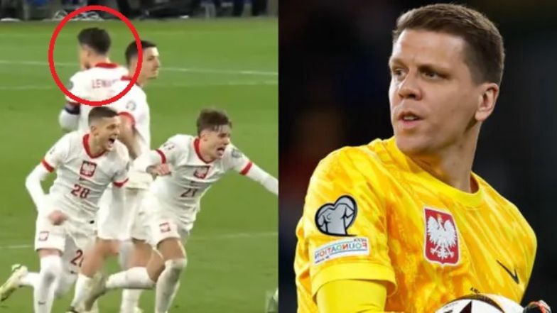 Robert Lewandowski nie mógł patrzeć na karnego, którego bronił Wojciech Szczęsny. Nagrano jego reakcję 