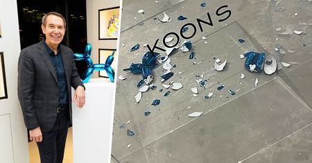 Kultowy "balonowy pies" rozbity na kawałki. Rzeźba była warta ponad 180 tys. zł